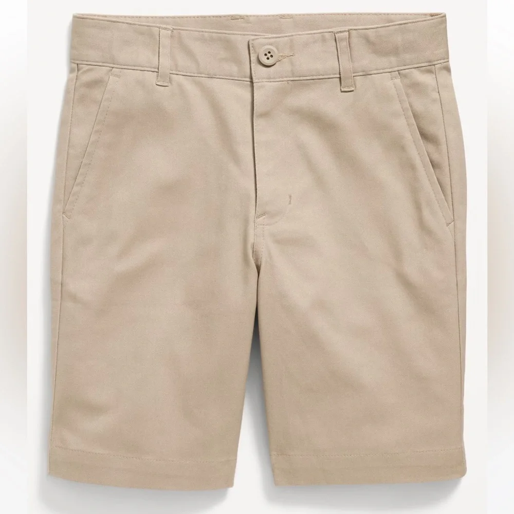 Khaki | Beige | Old Navy Twill School Uniform Shorts for Boys -‎ Size 6
